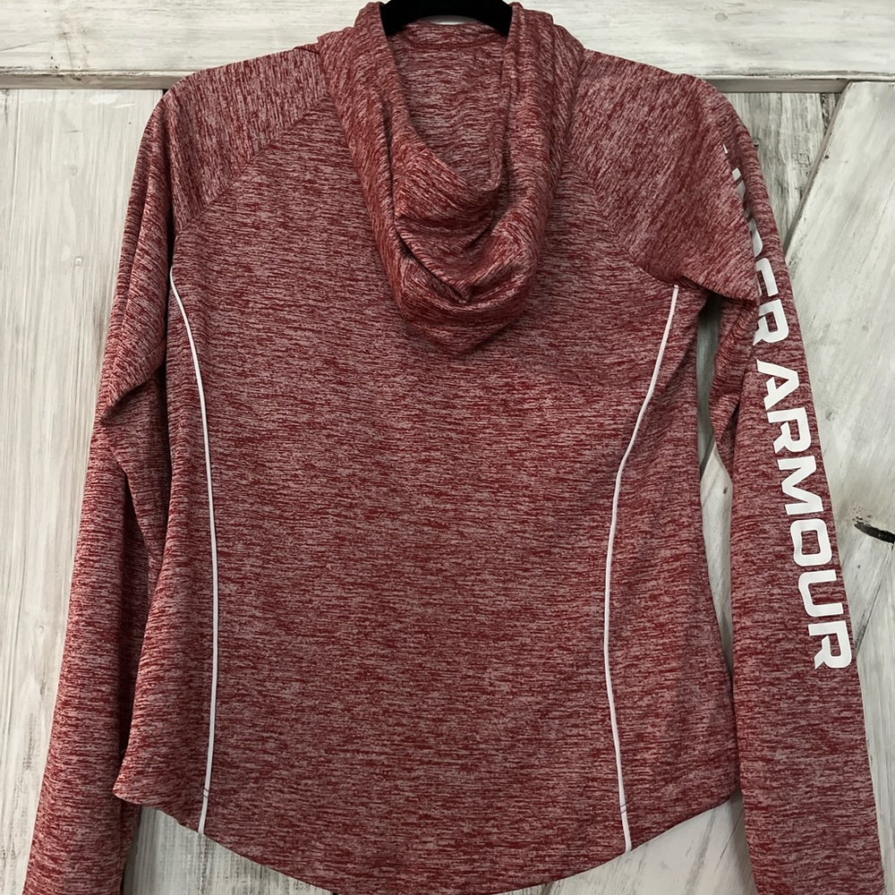 Under Armour Women’s XS Velocity Wordmark Hoodie Red (Maroon)